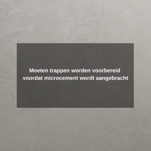 Moeten trappen worden voorbereid voordat microcement wordt aangebracht