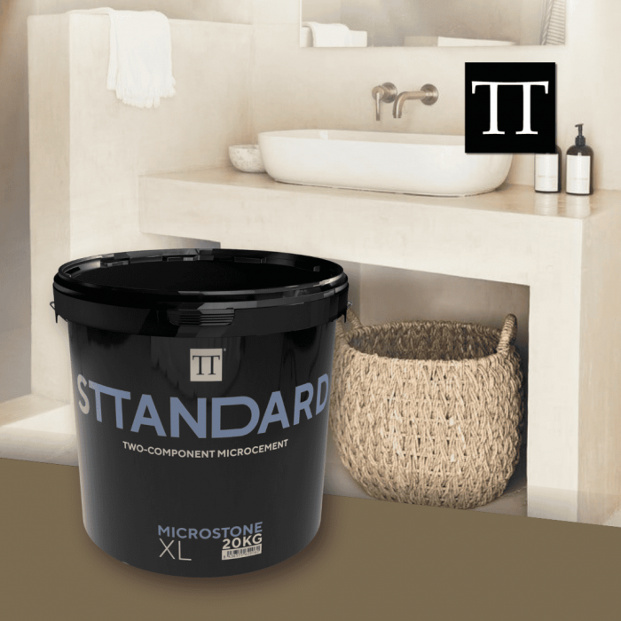 TOPCIMENT STTANDARD MICROSTONE XL 20kg – Cement + Resin